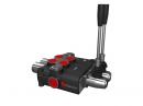 Distribuitor hidraulic monobloc dublu efect 2 sectiuni 120 l/min