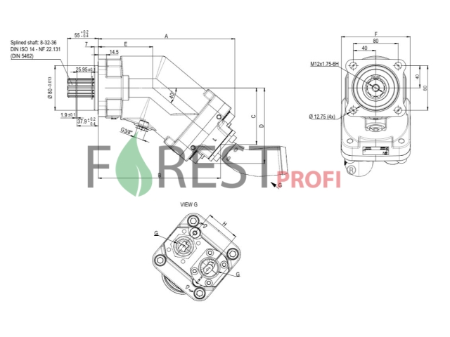 Pompa hidraulica Hydro Leduc XPI 63